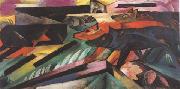 Franz Marc The Wolves (mk34) oil painting on canvas